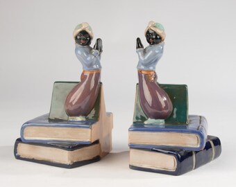 Set of 2 Bookends - Fritz Pohl Werkstätten Karau