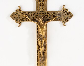 Antique Crucifix - Bronze
