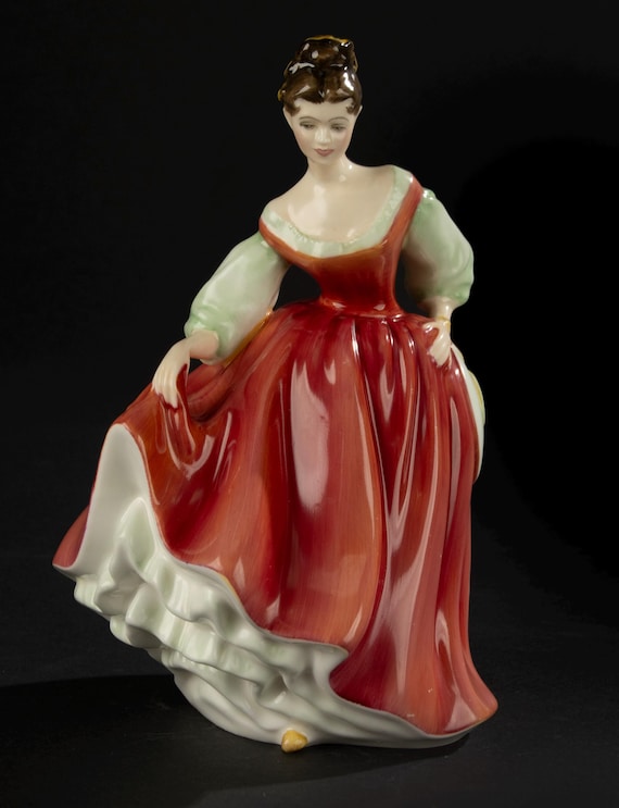 Royal Doulton Figurine - Fair Lady Red - Etsy Australia