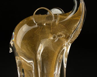 Vintage Murano Elephant Sculpture