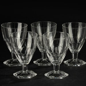Juego de 5 Copas de Vino - Val Saint Lambert