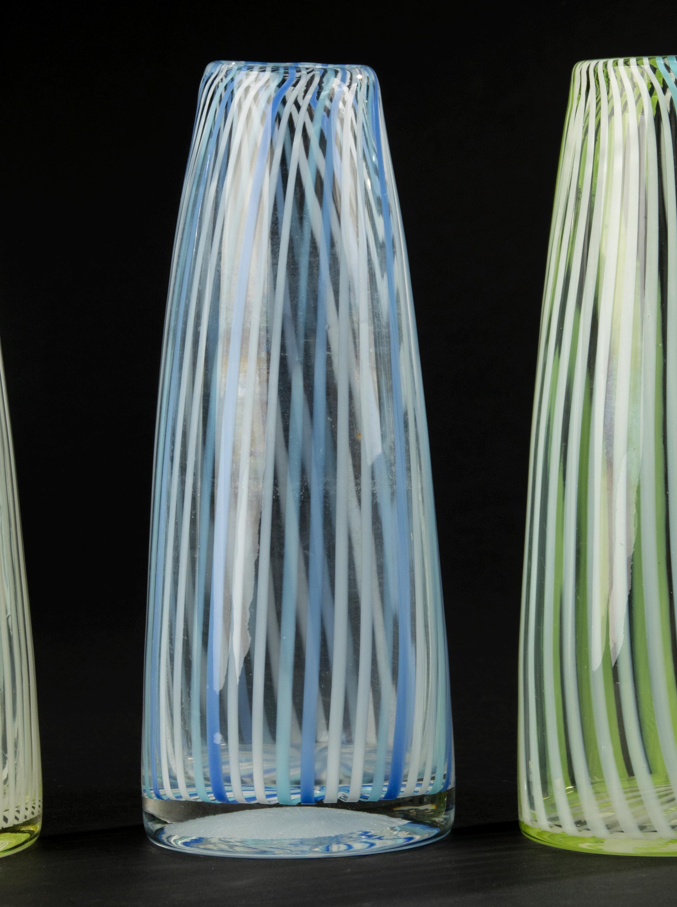 Set of 3 Murano Glass Vases - Dino Martens - Aureliano Toso - Etsy