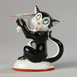 Porcelain Cat Figurine