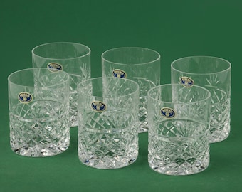 Set of 6 Whiskey Glasses - Crystal
