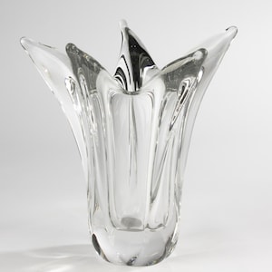 DAUM France Twisted crystal vase フラワーベース DAUM France