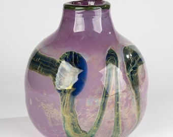 Large Crystal Vase - Val Saint Lambert - Samuel Herman - Etsy