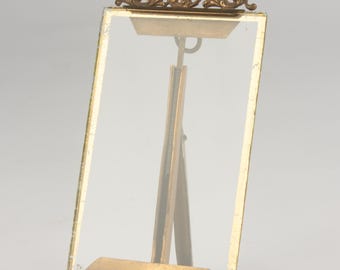 Antique Photo Frame - Copper and Glass - Louis XVI Style