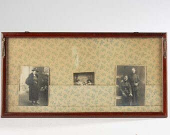 Large Antique Photo Frame - Interchangeable Frame for Photo Groupage