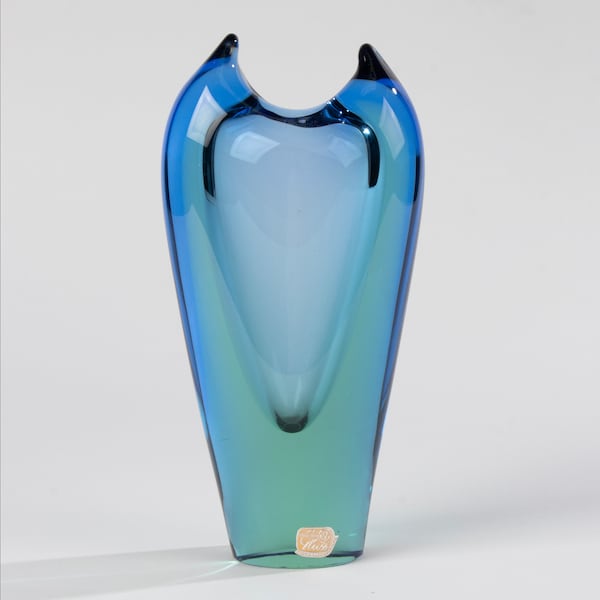 Vintage Art Glass Vase - Harrachov