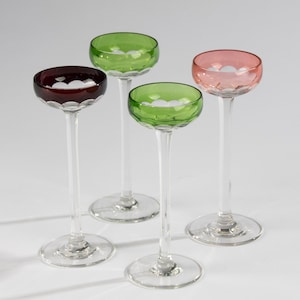 Set of 4 Liqueur Glasses - Crystal