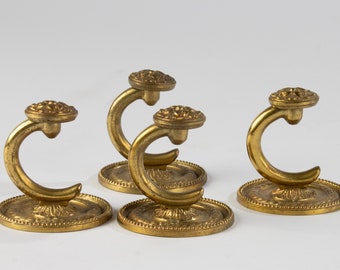 Embrasse Curtain Hooks - Gilt Bronze