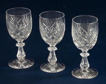 Set of 3 Small Glasses - Crystal