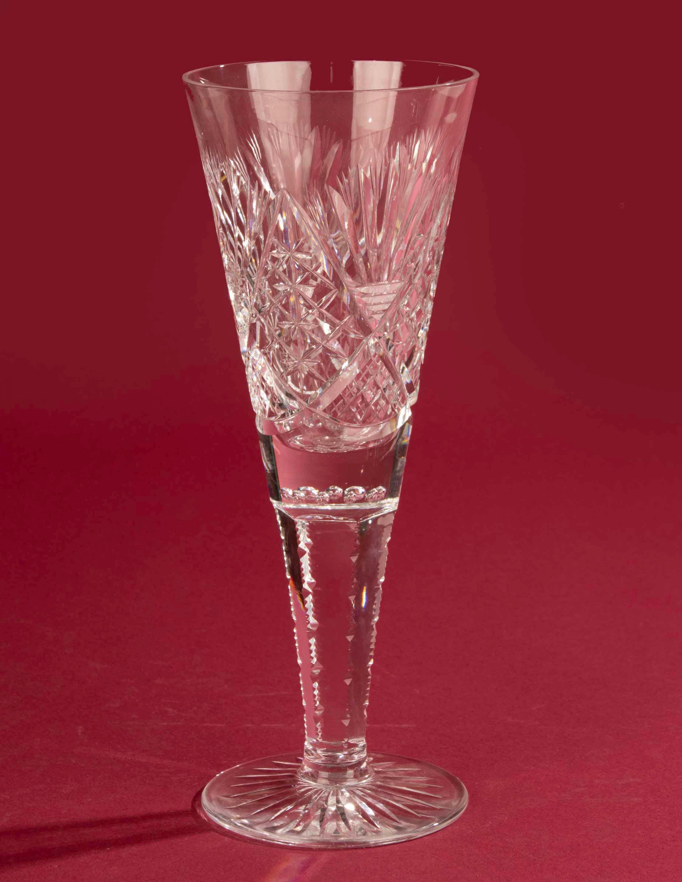 Large Vase - Val Saint Lambert - Crystal - Etsy