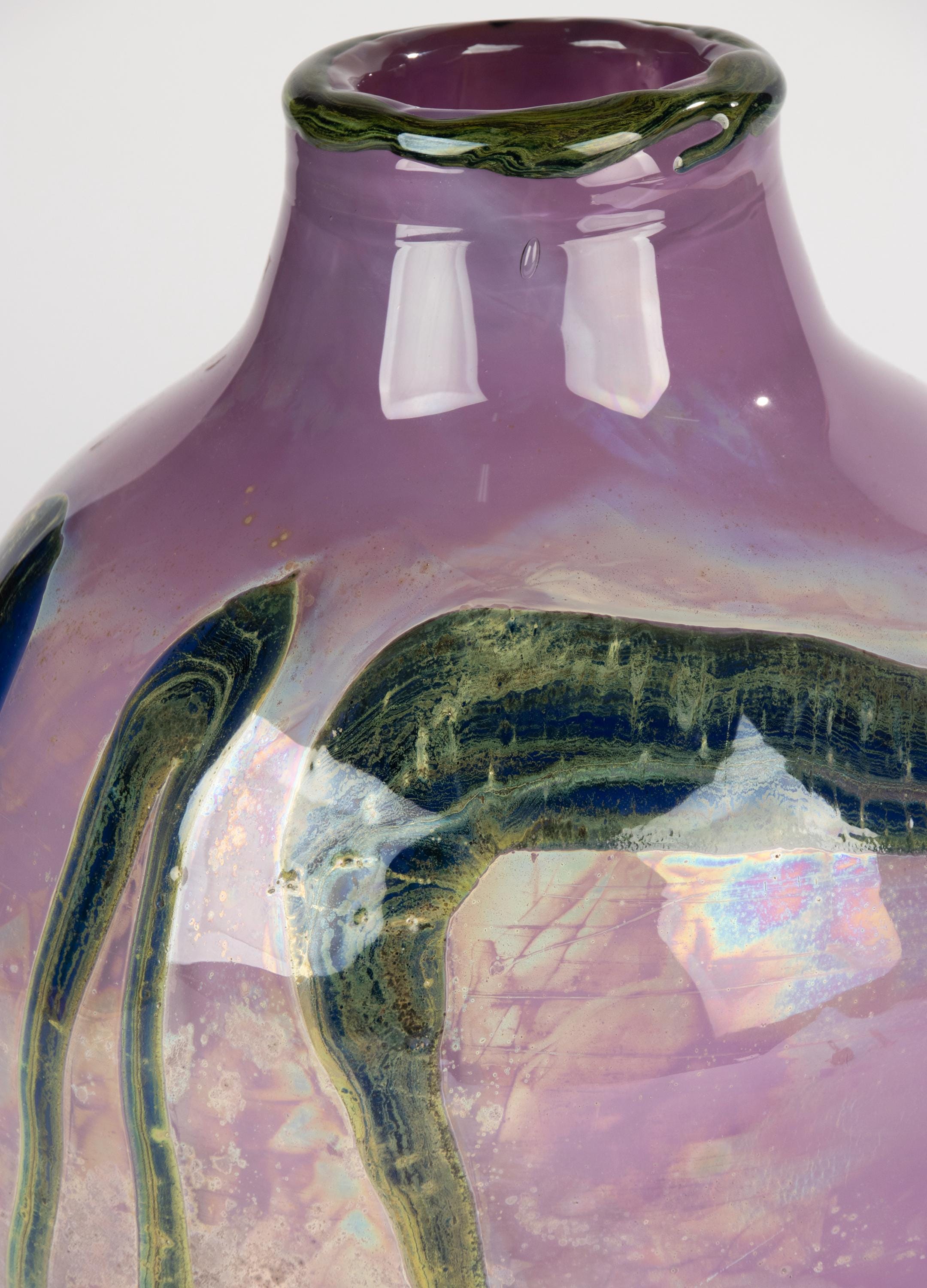 Large Crystal Vase - Val Saint Lambert - Samuel Herman - Etsy