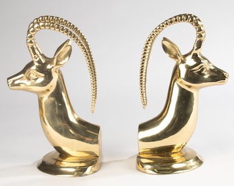 Set of 2 Vintage Bookends - Hollywood Regency Style