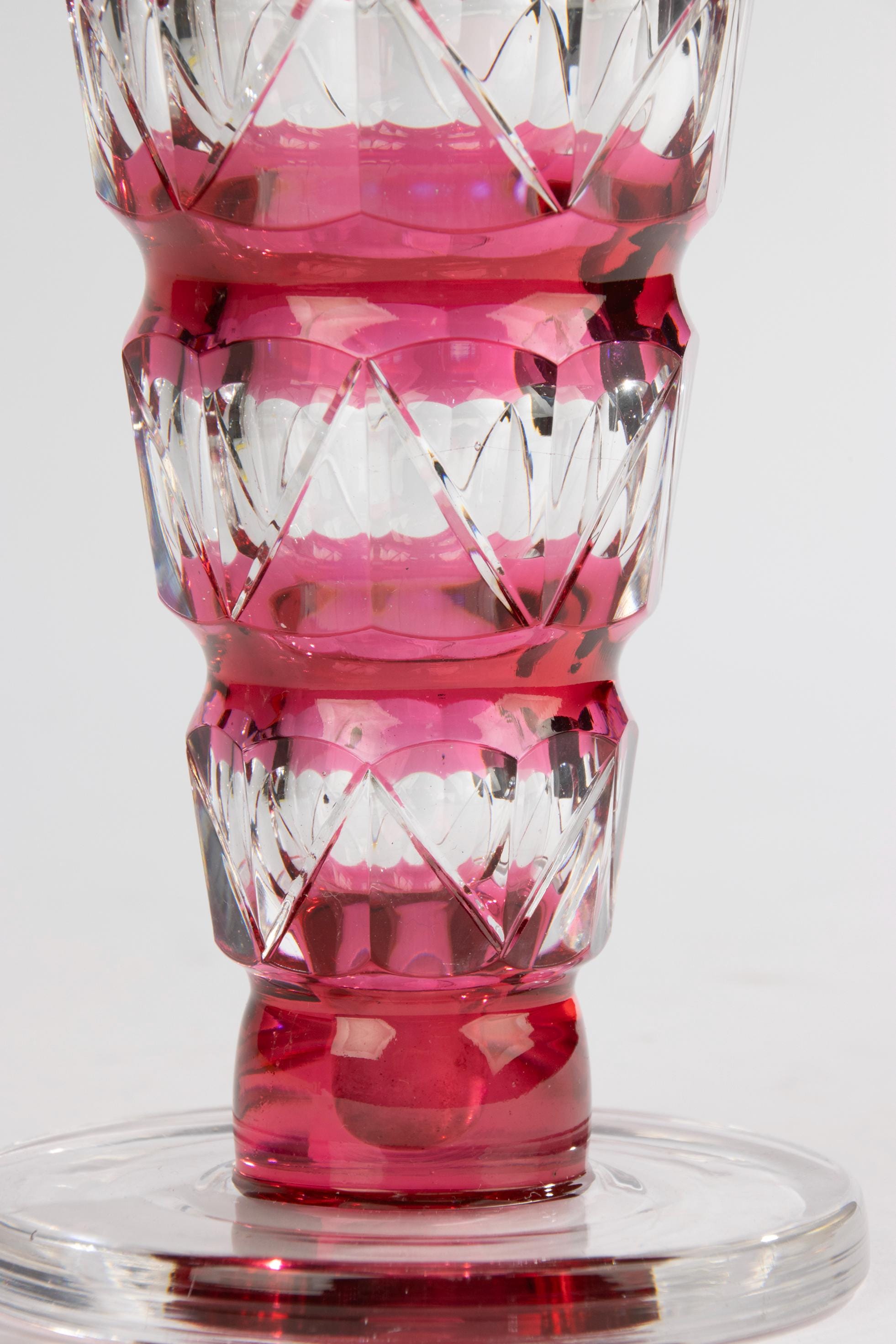 Vase - Val Saint Lambert - Crystal - Etsy