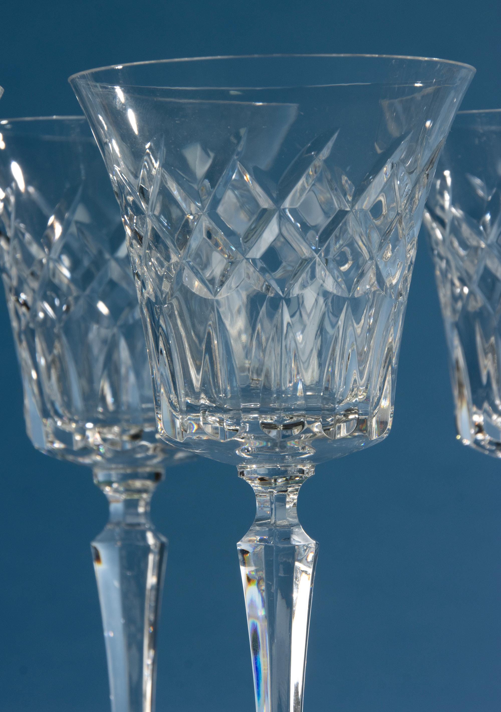 クリスタルワイングラス7個セット - ヴァル・サン・ランベール - Etsy 日本