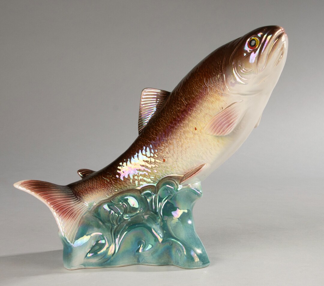 Vintage Ceramic Sculpture - Jema - Fish - Etsy