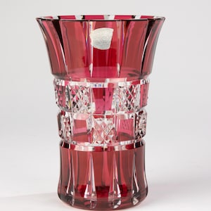 Large Vase - Val Saint Lambert - Crystal