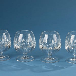 Set of 4 Brandy / Cognac Glasses - Nachtmann Crystal