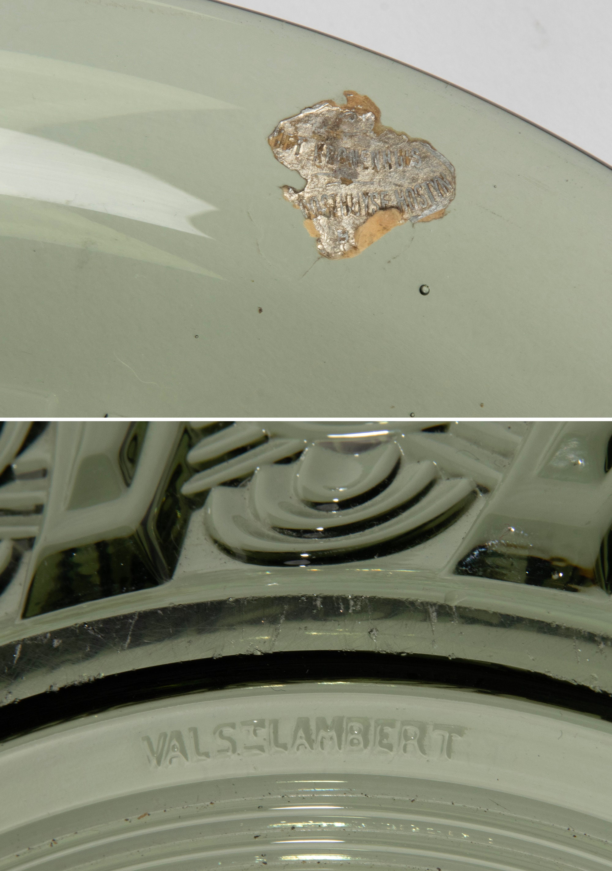 大きなガラスのボウル - ヴァル サン ランベール - Etsy 日本