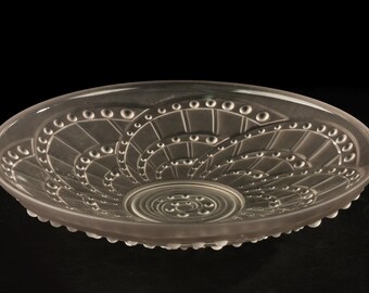 Large Art Deco Glass Bowl - Landier France