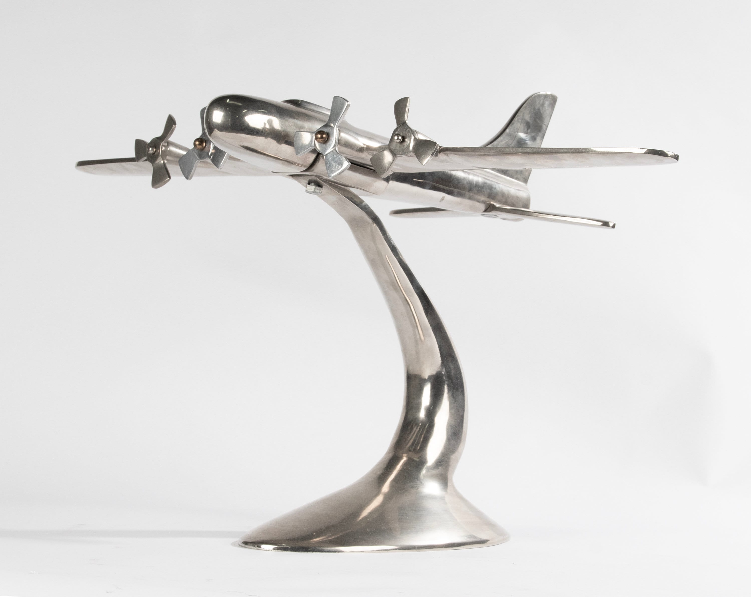 置物 40s vintage plane Europe Large Vintage Airplane - Aluminum - Etsy