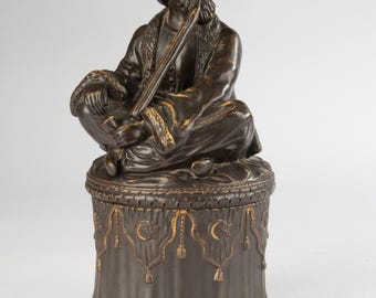 Antique Tobacco Jar - Wilhelm Schiller - Ceramic