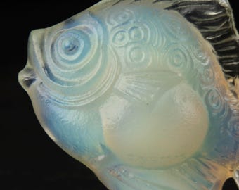Sabino Glass Figurine - Fish - Old Signature - Etsy