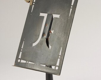 Antique Menu Card Holder / Recipe Holder - Iron