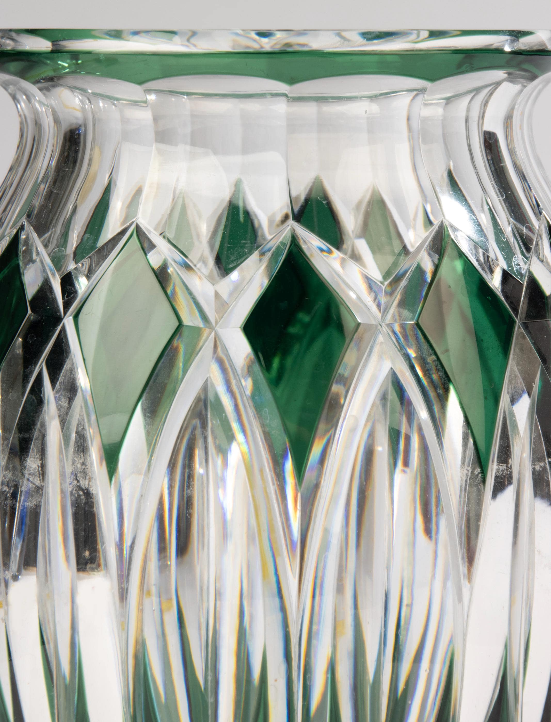 Vase - Val Saint Lambert - Crystal - Etsy