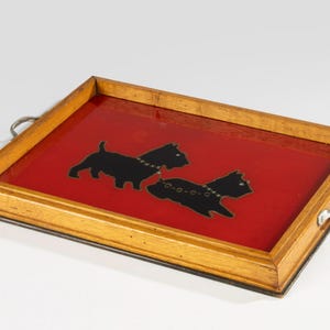 Art Deco Tray - Doggies