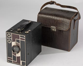 Cámara vintage - Beau Brownie - Kodak No 2A de doble lente