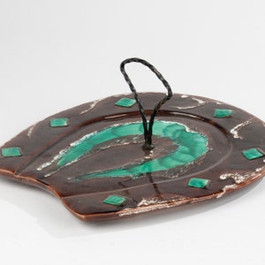 Vintage Ceramic Serving Plate - Vallauris