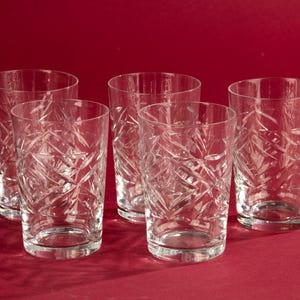 Set of 5 Crystal Water Glasses - Edinburgh Crystal