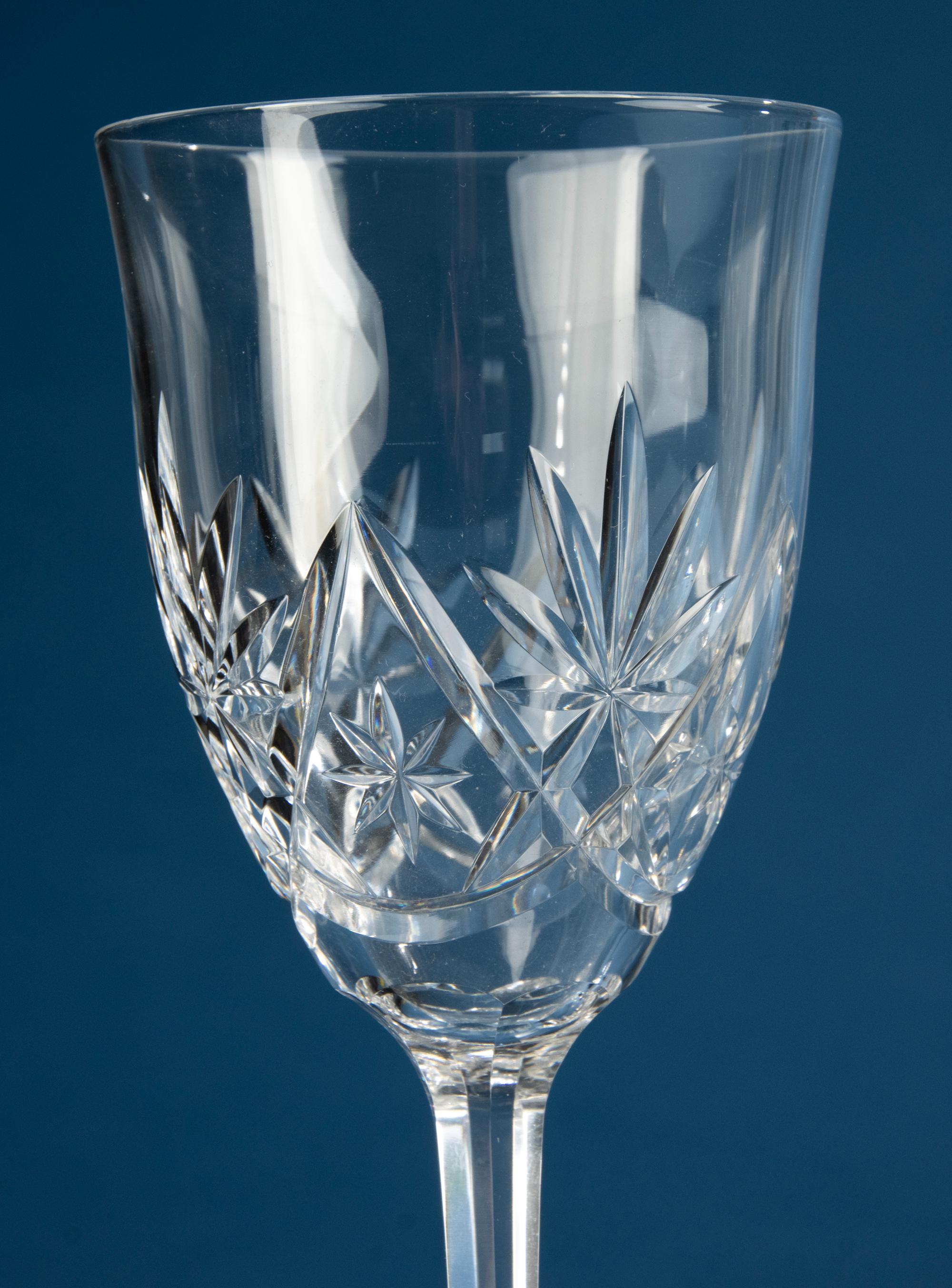 Set of 6 Wine Glasses - Val Saint Lambert - Werner Serge - Etsy