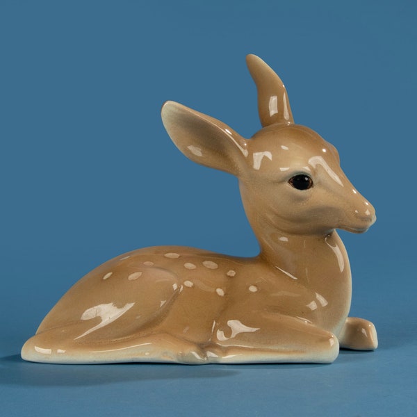 Bambi Vintage en Céramique - Bébé Cerf