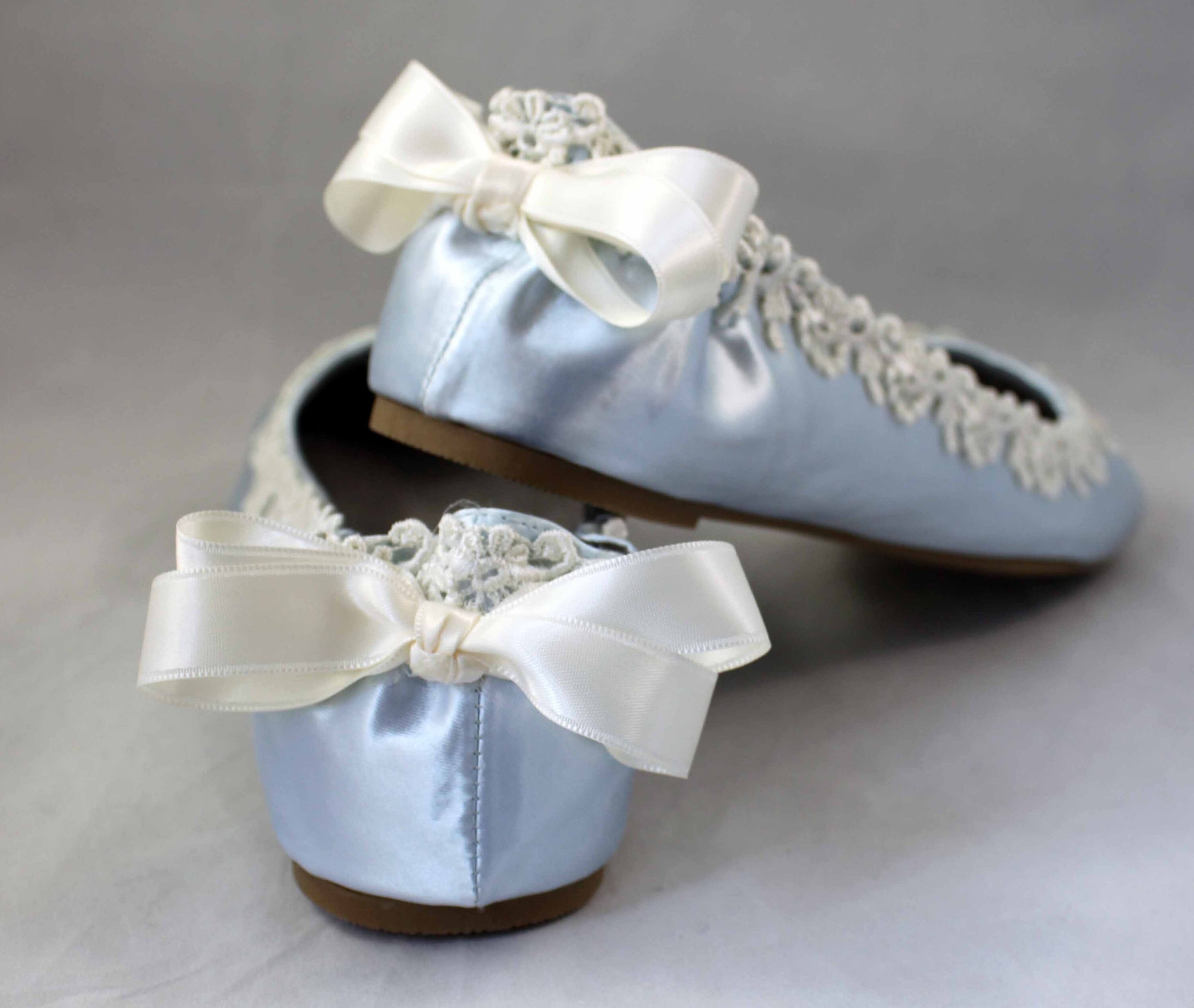Light Blue Wedding Ballet Flats: Ivory Lace (size 9) - Etsy