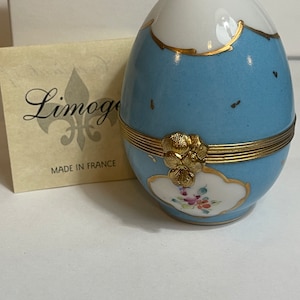 Vintage ceramic Limoge Bloomingdale's Little Brown Bag collectible