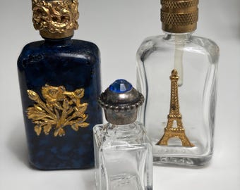 Tres mini botellas auténticas francesas