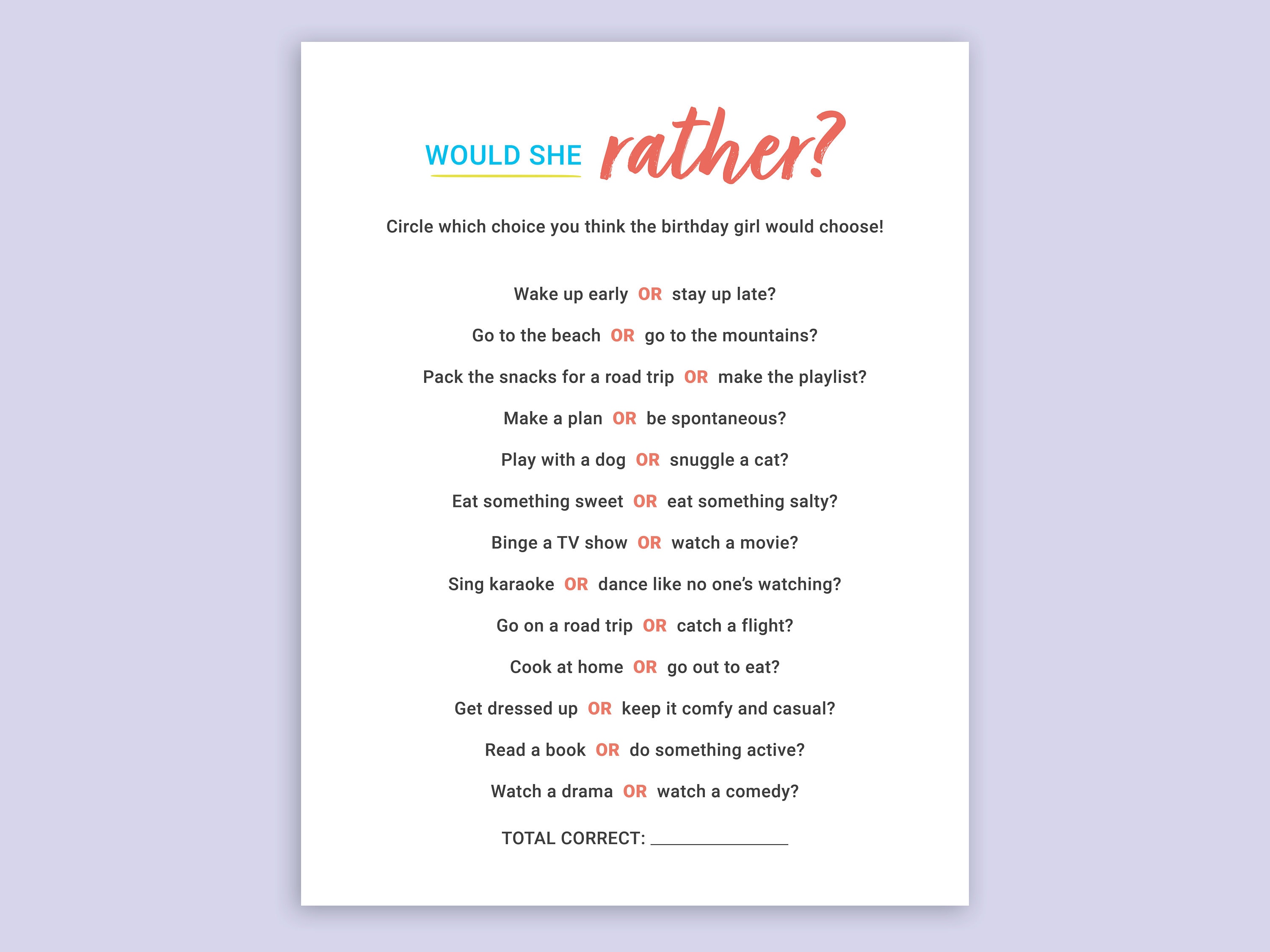 Teen Girl Birthday Games Birthday Games For Her How Well Do You teen-girl-birthday-games-birthday-games-for-her-how-well-do-you