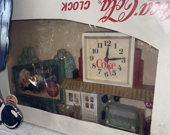 Vintage Coca Cola Clock NEW OLD Stock!
