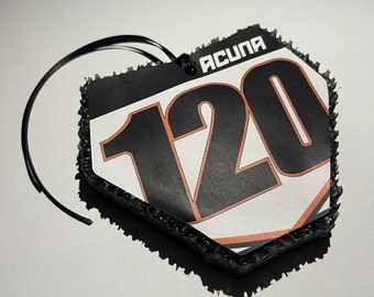 KTM Shape Custom Dirtbike Number Plate Car Freshie