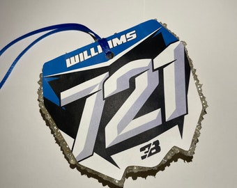 Yamaha Shape Custom Dirtbike Number Plate Car Freshie