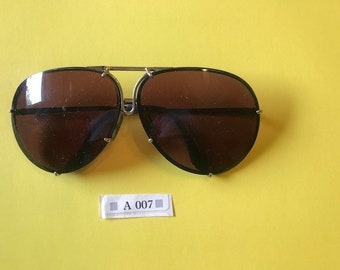 Porsche Design 5627.91 Gold/Gun metal sunglasses w/ gray tinted brown lenses Discounted