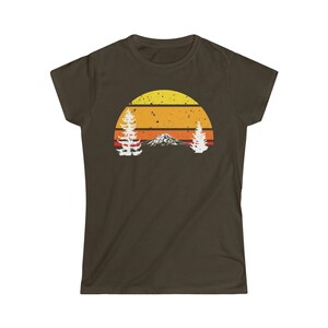 Women&#39;s Mountain and Sunset Softstyle Tee