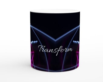 Inner Child Connection Series, 'Transform.' 11oz Ceramic Mug plus Healing Meditation. Image: Reiki, Star Energy