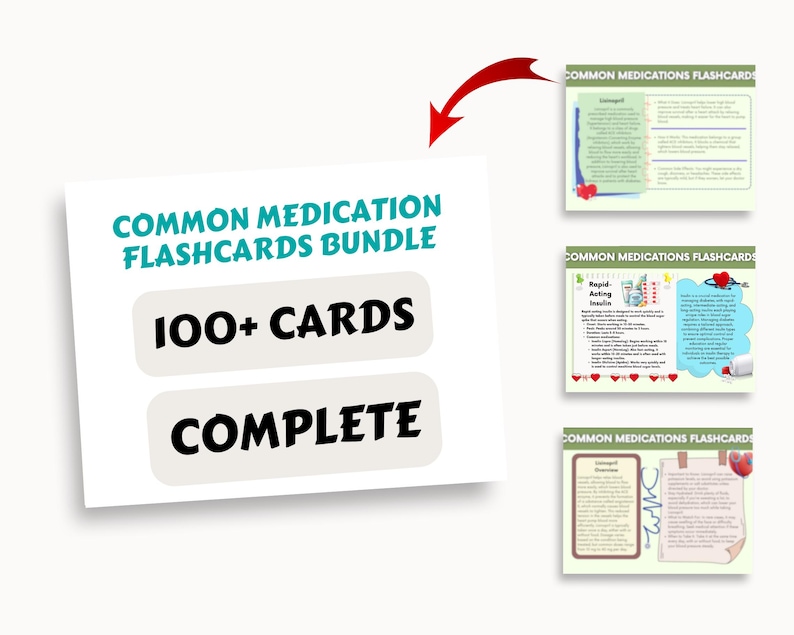 Complete Common Medications Flashcards 2025, Nclex Medications ...