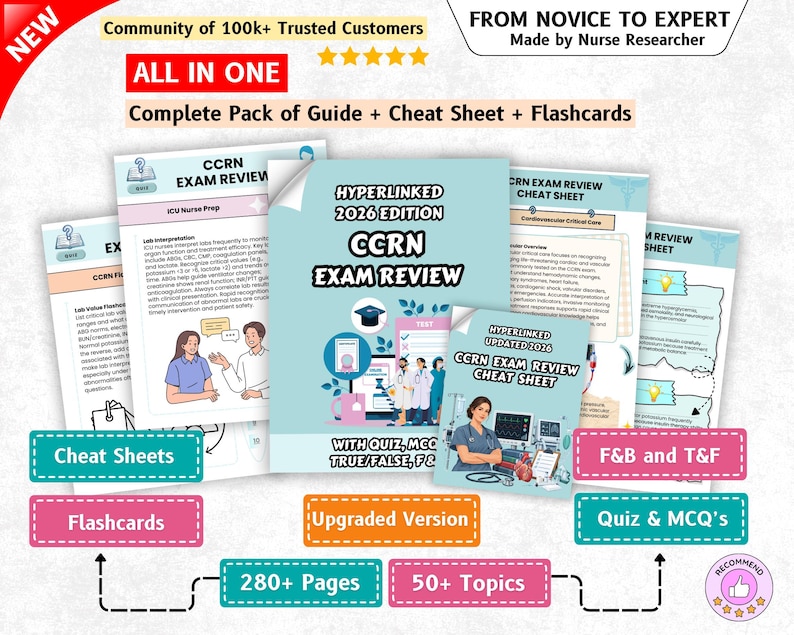 Ccrn Quick Guide Guide de préparation à l'examen CCRN pour les infirmières en soins ...