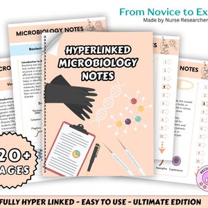 Hyperlinked Microbiology Masterclass Guide with Quiz 2025 Notes perfect for Medical Students to Prepare for Exams